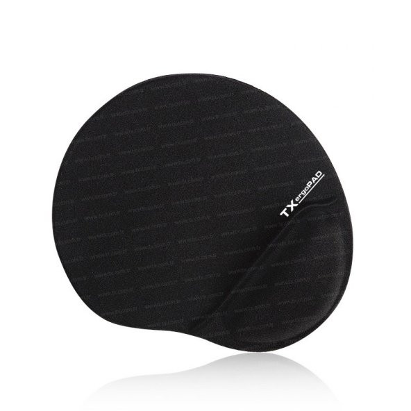 TX ErgoPad Plus Siyah Jel Bilek Destekli Mousepad -250x220x5mm - (TXACMPAD01)