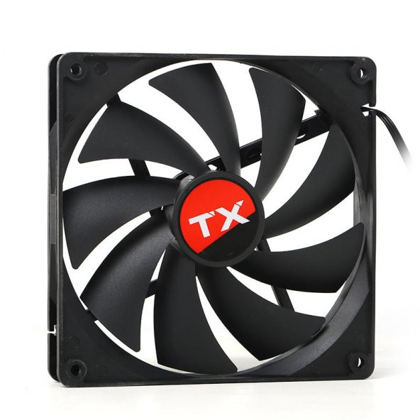 TX 14cm Siyah Kasa Fanı (TXCCF14BK)