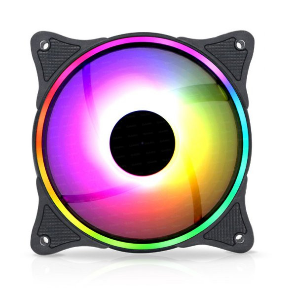 Dark 12cm Addressable RGB Twister Fan - 3pin+3pin - Guardian PRO Fan- (DKCF128ARGB)