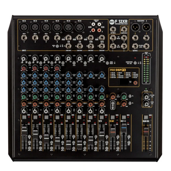 Rcf F12XR 12 Kanal USBli Analog Deck Mikser