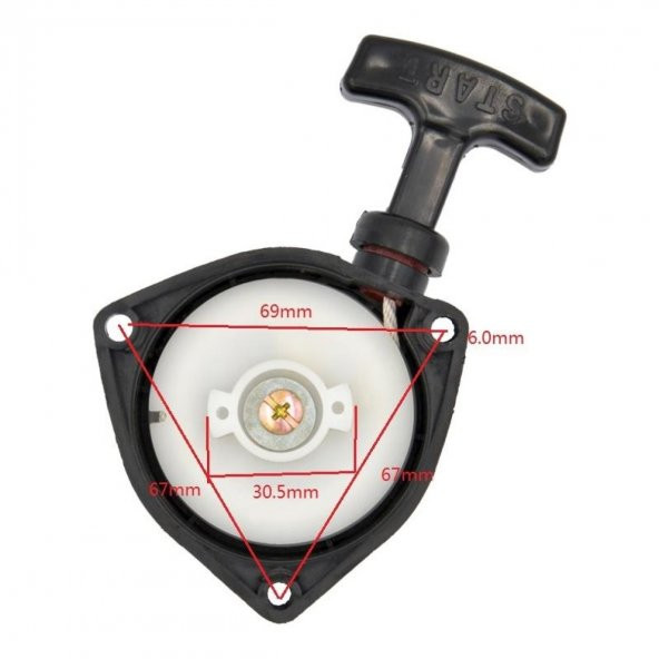 Benzinli İlaçlama Starter Kapak 3WZ-6/TF 900 - 2