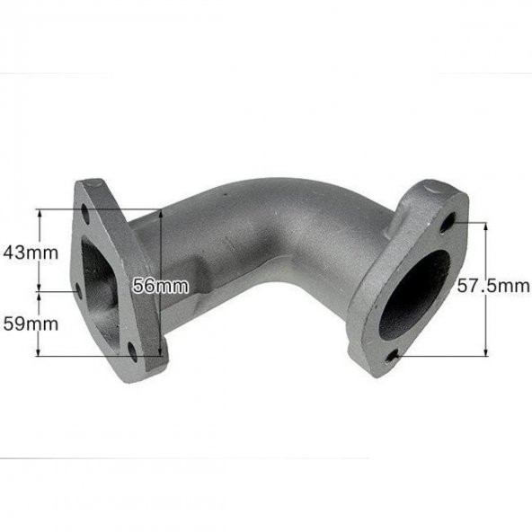 Dizel Motor Yağlı Filitre Dirseği 10 Hp ürün görseli 1