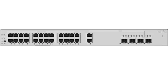 Huawei eKit S220S-26PN4JX 24-10/100/1000BASE-T 2-10GE SFP+/2-2.5GE Sfp 400W Poe