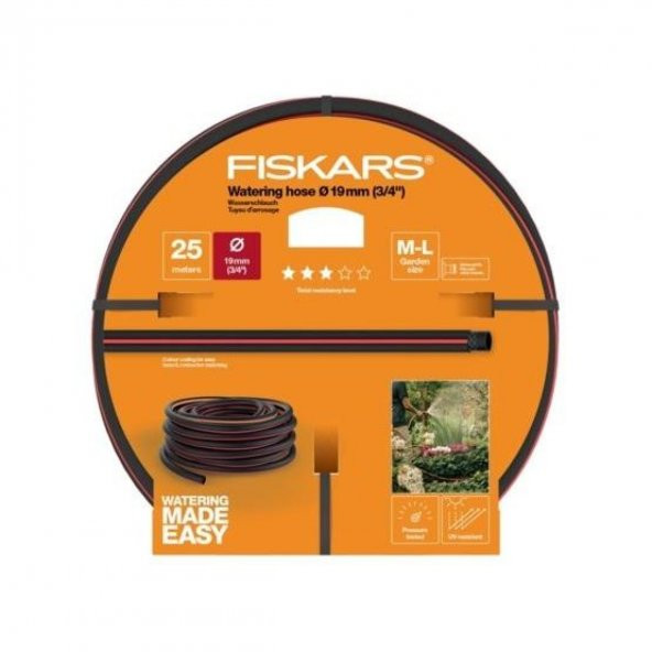 Fiskars 1027100 Sulama Hortumu 19 mm (3/4") 25 mt Q3 - 3