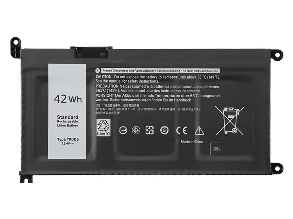HYPERLIFE Dell Inspiron 5585, 5590, YRDD6 Notebook Bataryasi