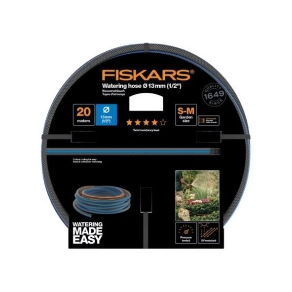 Fiskars 1027104 Sulama Hortumu 13 mm (1/2") 20 mt Q4 - 3