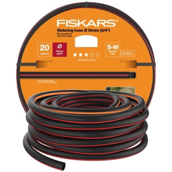 Fiskars 19 mm 3/4'' 20 m Q3 Sulama Hortumu