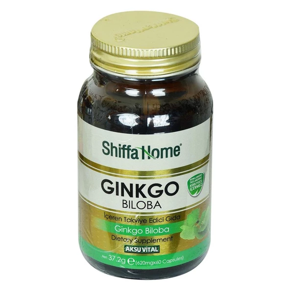 Shiffa Home Ginkgo Biloba Kapsülü Takviyesi 620 Mg x 60 Kapsül
