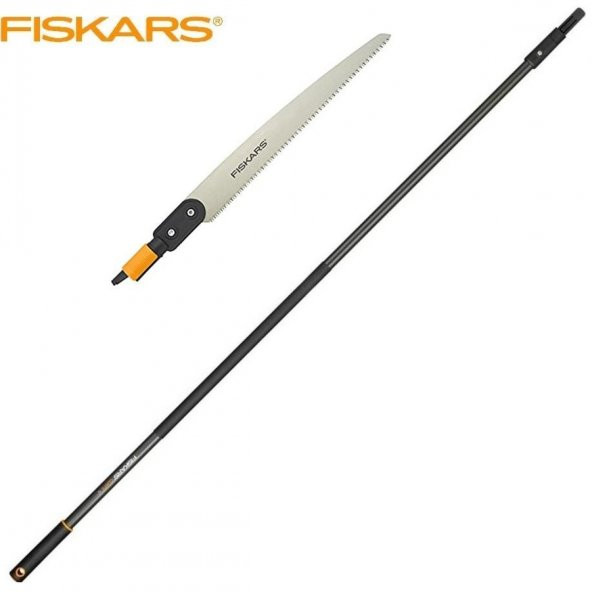 Fiskars 136528 Yüksek Dal Kesimi Düz Testere ve 156 cm Sap ürün görseli 1