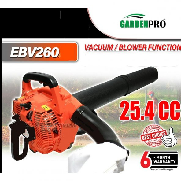 Gardenpro EBV 260 Benzinli Yaprak Toplama Ve Üfleme Makinesi - 3