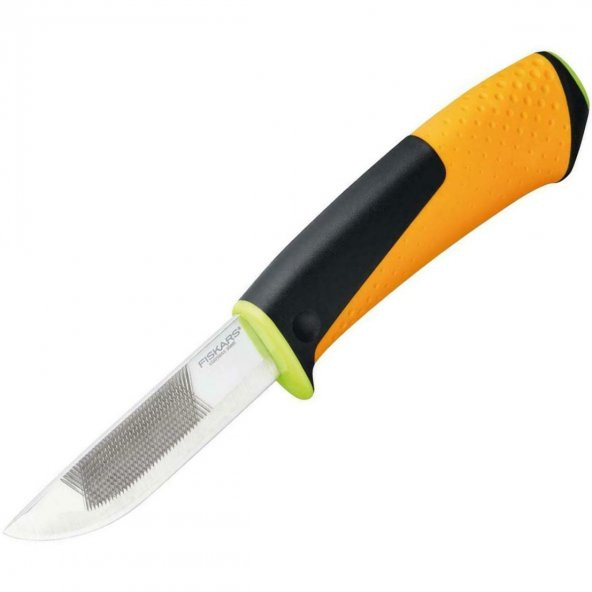 Fiskars 156018 Genel Amaçlı Ağır Hizmet Bıçağı -Bilemeli Kılıf-1023619