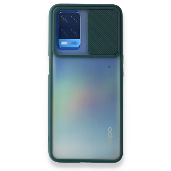 Oppo A54 Kılıf Palm Kamera Koruma Kapaklı Silikon - 4
