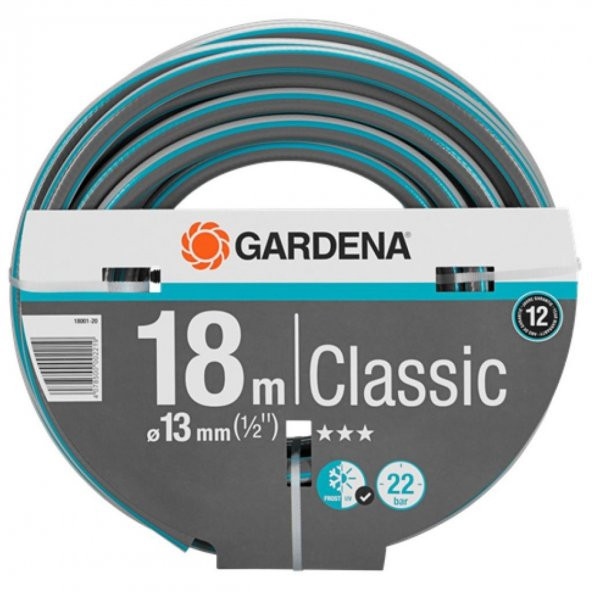 Gardena 18001 Classic Hortum 13 mm (1/2")