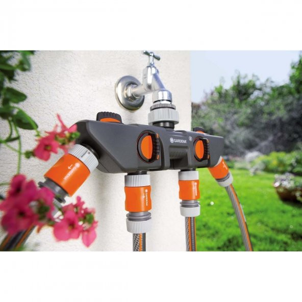 Gardena 8194 Dört Kanallı Su Dağıtıcılı Musluk Bağlantısı - 2
