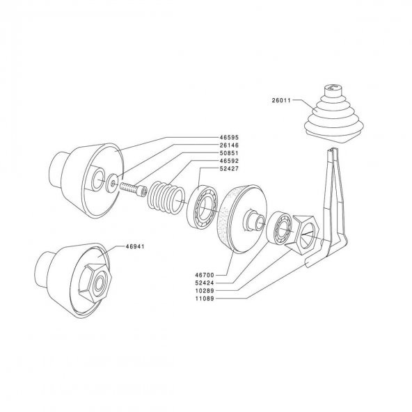 Grillo 3500-11500-12000 Debriyaj Koniği Eski Model ürün görseli 1