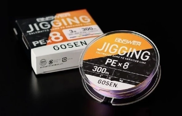 Gosen Jigging Answer Pe1.0 Jig Ve Tai Rubber İpi 300Mt Multicolor - 2