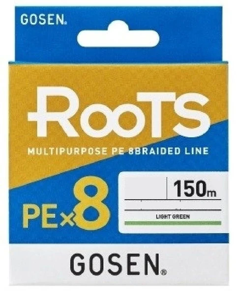Gosen X8 Roots Pe 0.6 0,132Mm 8 Kat İp Misina 150Mt A.Yeşil - Resim 3
