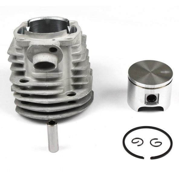 Husqvarna 55 Testere Nikasil Silindir Piston Seti 46 mm - 2