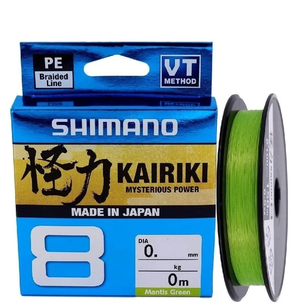 Shimano Kairiki 8 Mantis Green (Yeşil) 0,20Mm 300Mt İp Misina