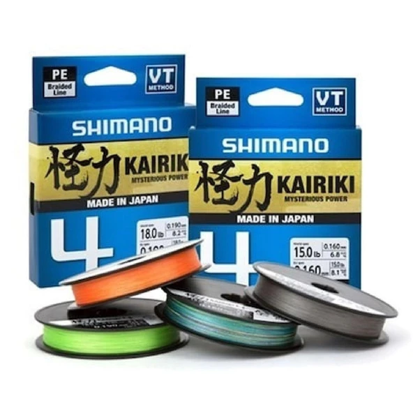 Shimano Kairiki 4 Steel Gray (Gri) 0,16 300Mt 4Kat İp Misina - Resim 2
