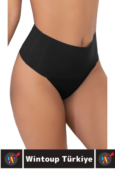 İz İç Göstermez Kaymaz Sıkılaştırıcı Toparlayıcı Vücut Şekillendirici LAZER KESİM Külot korse - 3