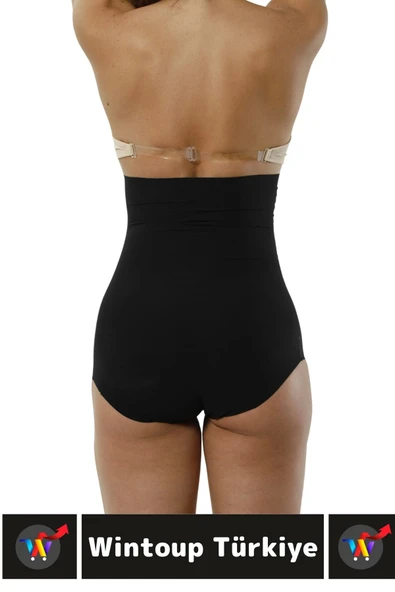 Özel Üretim İz İç Göstermez Kaymaz Sıkılaştırıcı Şekillendirici LAZER KESİM Yüksek Bel Slip Korse - Resim 4