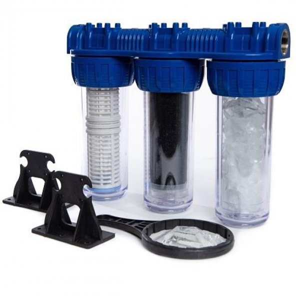 İkomak 10'' Üçlü Blok Takım Filitre 3/4 - 3