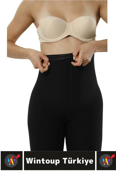 Özel Üretim İz İç Göstermez Kaymaz Sıkılaştırıcı Şekillendirici LAZER KESİM Yüksek Bel Slip Korse - Resim 7