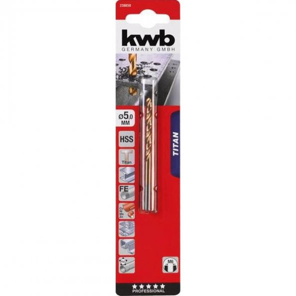 Kwb 238650 Metal Helezon Matkap Ucu 5 mm 1 adet - 2
