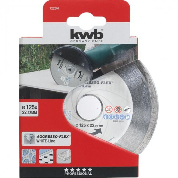 Kwb 725140 Elmas Fayans Kesme 125x22 mm - Resim 2