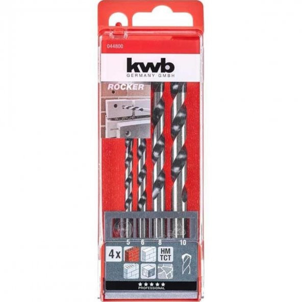 Kwb 044800 Beton Matkap Uç Seti 4 Parça 5-10 mm - 2
