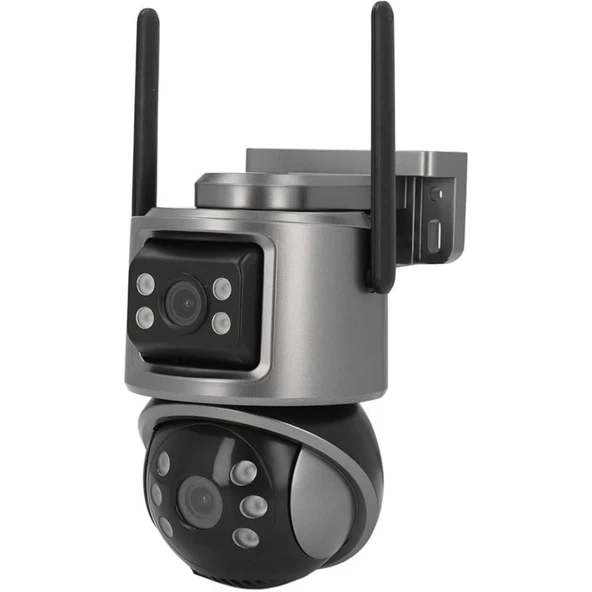 Ozmik  CMR61 8MP Wifi PTZ Dış Mekan Kamera  4K Çift Lens İki Yönlü Ses Video Gözetim - 2