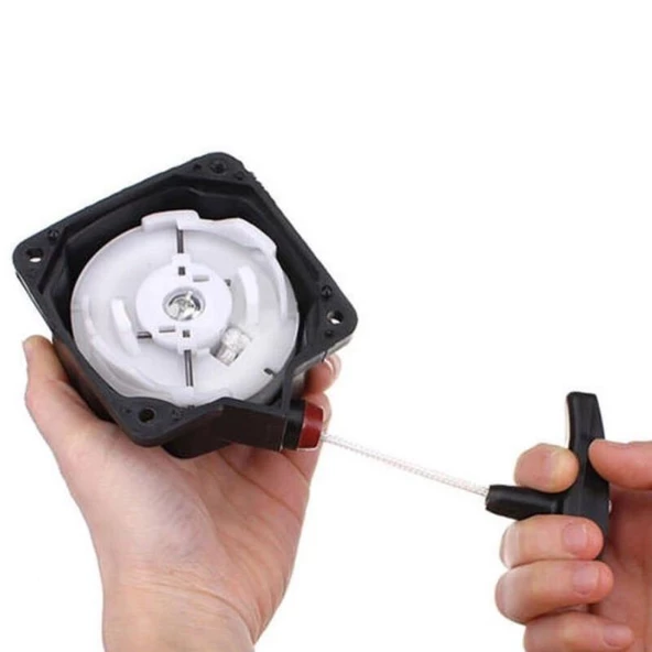 Motorlu Tırpan Çalıştırma Starter Komple Telli - 4