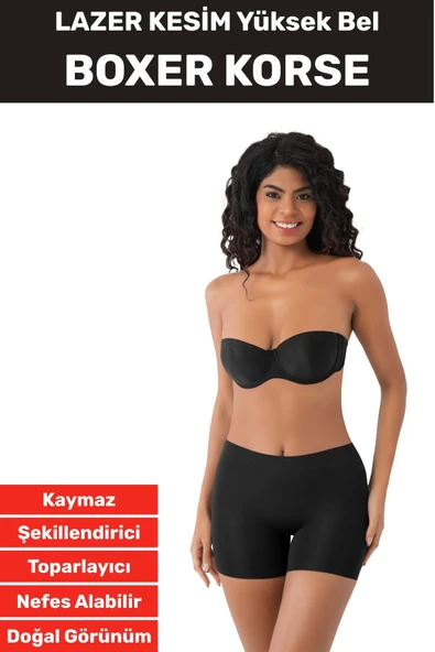 İz İç Göstermez Kaymaz Sıkılaştırıcı Toparlayıcı Şekillendirici LAZER KESİM Boxer Korse