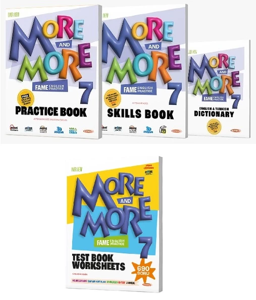 Kurmay Elt 2025 7. Sınıf More More Practice Book + Test Book