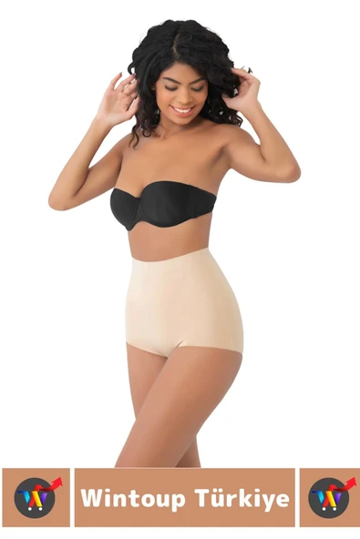 İz İç Göstermez Kaymaz Sıkılaştırıcı Toparlayıcı Vücut Şekillendirici LAZER KESİM Slip Korse - Resim 3
