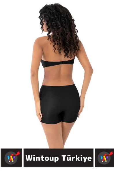 İz İç Göstermez Kaymaz Sıkılaştırıcı Toparlayıcı Şekillendirici LAZER KESİM Boxer Korse - 5