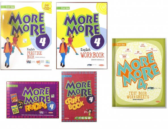 Kurmay Elt 4. Sınıf More & More Pratice Book + Test Book 2023
