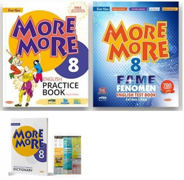 Kurmay Elt 8. Sınıf More & More Pratice Book + Fame Test Book 2023