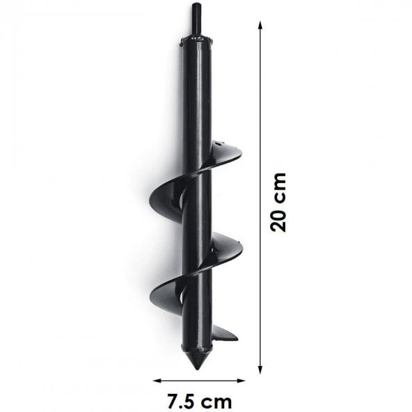 Matkap Ucu üniversal Toprak Burgu Aparatı 20 cm - 2