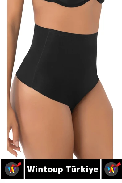 İz İç Göstermez Kaymaz Sıkılaştırıcı Toparlayıcı Vücut Şekillendirici LAZER KESİM String Korse - Resim 2