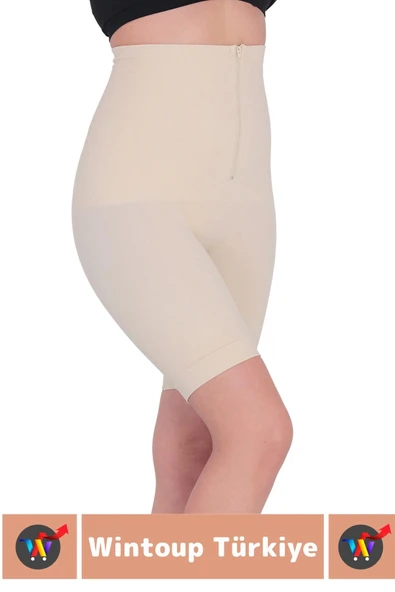 Özel Üretim Vücut Şekillendirici Beden Küçülten Sıkılaştıran Fermuarlı Klasik Toparlayıcı Korse - Resim 4