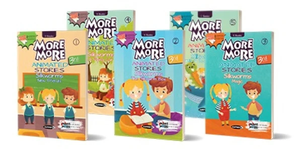 Kurmay Elt 2024 3. Sınıf More & More Hikaye Seti 5 Kitap