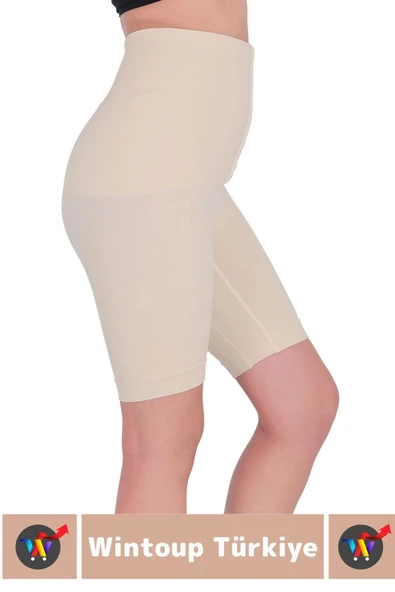 Özel Üretim Vücut Şekillendirici Beden Küçülten Sıkılaştıran Ağraflı Paçalı Toparlayıcı Korse - Resim 4