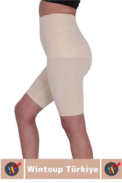 Özel Üretim Vücut Şekillendirici Beden Küçülten Sıkılaştıran Ağraflı Paçalı Toparlayıcı Korse - Resim 6