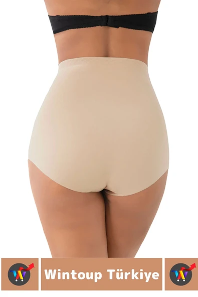 İz İç Göstermez Kaymaz Sıkılaştırıcı Toparlayıcı Vücut Şekillendirici LAZER KESİM Slip Korse - Resim 4