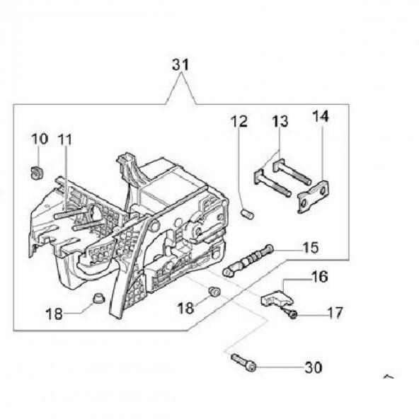 Oleo-Mac 947-952-962 GS 520  Karter - Resim 5