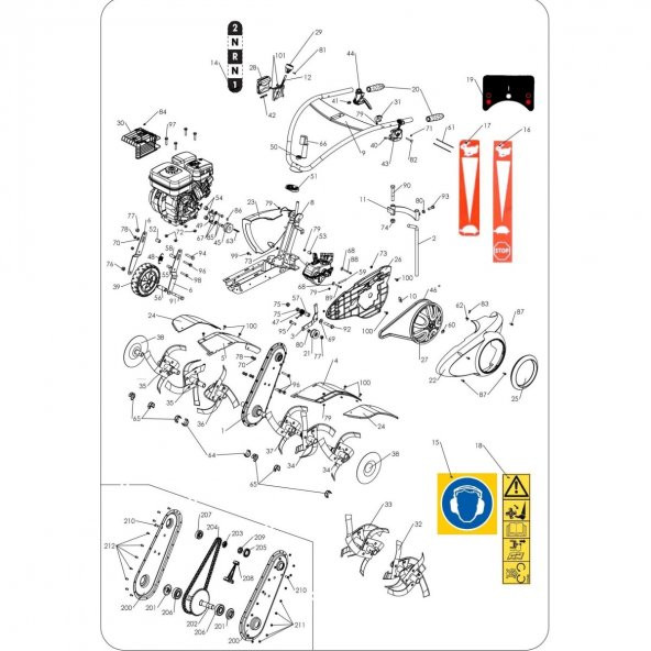 Pubert Vario Kayış Koruma İç Kapağı No - 26 - Resim 3
