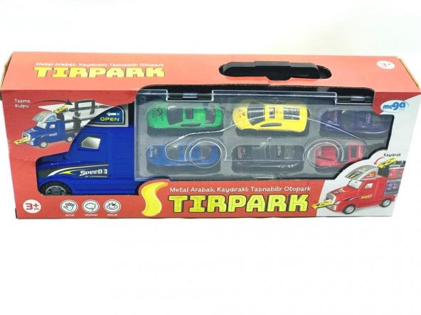 Taşınabilir Die Cast Metal Araçlı Kaydıraklı Tır - 2