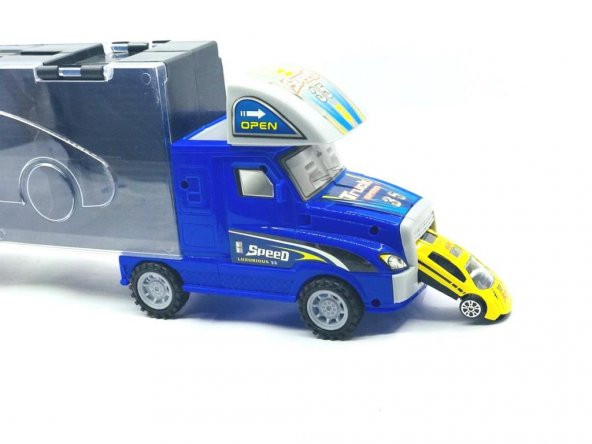 Taşınabilir Die Cast Metal Araçlı Kaydıraklı Tır - 4